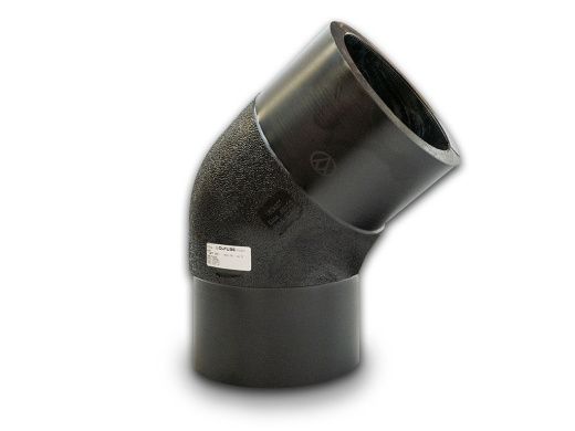 Отвод литой 45° PN16 SDR11 PE100 D63